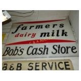 HEAVILY EMB. LEXAN FARMERS MILK BOB