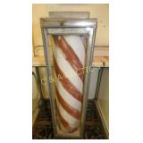 EARLY ORIG. ALUM. BARBER POLE 7X26