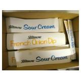 OLD STOCK  BILTMORE ICE CREAM, LABELS (100+)