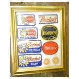 COLLECTION EARLY FRAMED BORDEN PATCHES 10X12