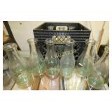 (9) QT. ELKIN NC MILK BOTTLES (BLACK BOX)