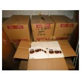 (6) OLD STOCK ORANGE JUICE CARTONS 1000PER BOX