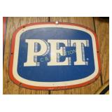 1961 PET MILK SIGN 12X10