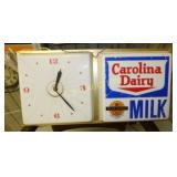 CAROLINA DAIRY MILK CLOCK 24X12