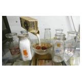 PINT BOTTLES & UNUSUAL DAIRY MILK DISPLAY