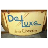 PORC. DS DELUXE ICE CREAM SIGN 36X24