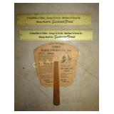 (2) COBLE FANS AND SUNBEAM RULER