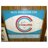 DS MILK PRODUCER COBURG SIGN 36X30