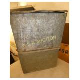 (2) BILTMORE MILK BOXES