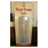 WHITE ROYAL CROWN THERMOMETER 10X26