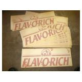 OLD STOCK 20+ FLAVORICH DECALS