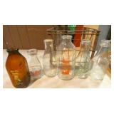 CRATE PINT-QT. PET, BORDENS,RHODES,LAKE CITY, ETC