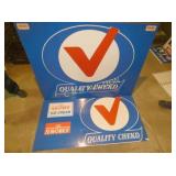 (2) FLAVORICH DECAL ON BOARD 39X51, 26X53