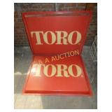 (2) LEXAN TORO SIGNS 48X36