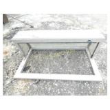 ALUM. ICE CREAM CHEST TOPPER 4FT.