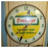 16IN FOREMOST THE GREAT NAME DAIRY CLOCK
