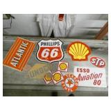 LOT OF DECALS PHILLIPS 66,SHELL,ESS AVIATION