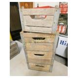 (4) CRATES GASTONIA, CATAWBA, OTHERS