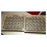 (2) PINESTATE DAIRY CRATES W/ BOTTLES