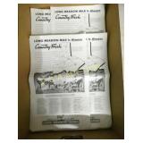 OLD STOCK LONG MEADOW FARMS MAP ROUTES (40+)