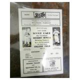 1946 HOME GAME BILTMORE SCHEDUAL,HICKORY NC, 6X9