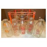 RED CRATE QT.-1/2G.FOREMOST,QUEEN CITY,BOTTLES