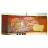 SUNBEAM WHITE BREAD SIGN 29X12 SELF FRAMED