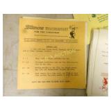 OLD STOCK BILTMORE WEATHERCREST,SALE PAPERS ETC