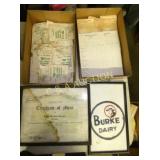 OLD STOCK RECIEPT BILTMORE,BURKE,MERIT CERT. LOT