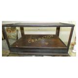 OAK COUNTER DISPLAY CASE 36X18