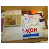 OLD STOCK EXXON,COBLE,QT. EMB. BOTTLE MARY GRACE