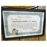 SOUTHERN DAIRIES ICE CREAM PLEDGE 12X8