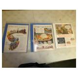 (3) ADV. CARDBOARDS,, BORDENS W/ ELSIE, ADS.