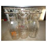 CRATE SEALTEST, BILTMORE,BURKE BOTTLES