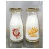 (2) 1/2 PINT WHIP O WILL, COBLE BOTTLE