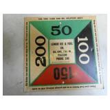 LENOIR ICE & FUEL SEVICE CARD 9X9 3 DIGIT NUMBER