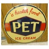 36IN PORC. DS PET ICE CREAM SIGN #2
