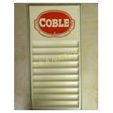 COBLE MENU LEXAN W/ METAL BACK & FRAME 12X22