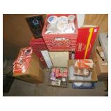 LG LOT BREAD RACKS,CARTONS 300+, KERNS SIGN