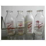 (4) CATAWBA VALLEY HICKORY NC BOTTLES