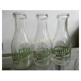 (3) QT. BOTTLES ELKIN NC, KLONDIKE FARM GOLDEN