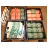 (4)CRATES OLD STOCK PEELERS CARTONS 200+