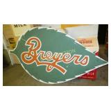DIE CUT BREYERS SIGN 10FT. X 64IN