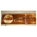 ICE COLD COKE SIGN 53X17