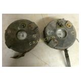 (2) WATCHMEN CLOCKS "GUARDMENS" (ONLY 1 KEY)