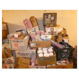 LG LOT OLD STOCK COBLE PINTS,LIDS (38BOXES)