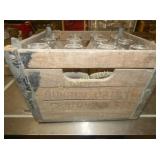 SUNRISE DAIRY GASTONIA NC CRATE W/ (12) BOTTLES