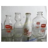 (4) 1/2G.-QT PET BOTTLES NICE GRAPHICS