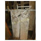 INSIDE MILK TRUCK DOORS