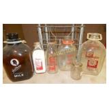 CRATE 1/2 PINTS-GALLON BORDENS,G. AMBER